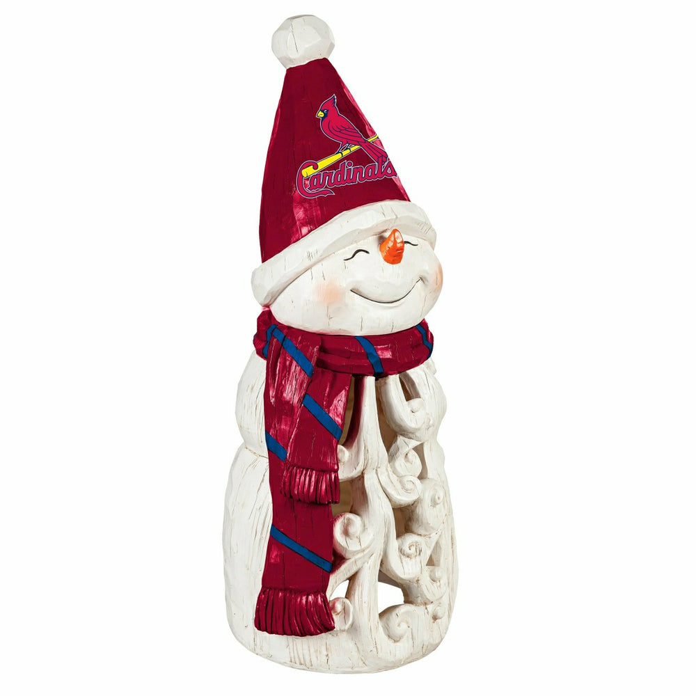 St Louis Cardinals Snowman LED Statuary, 26", MLB, Home