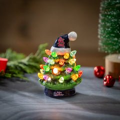 St Louis Cardinals 4" Mini LED Tabletop Christmas Tree, Set of 2, MLB, Home