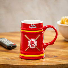 St Louis Cardinals Ceramic Stein Cup, 24oz, MLB, Home