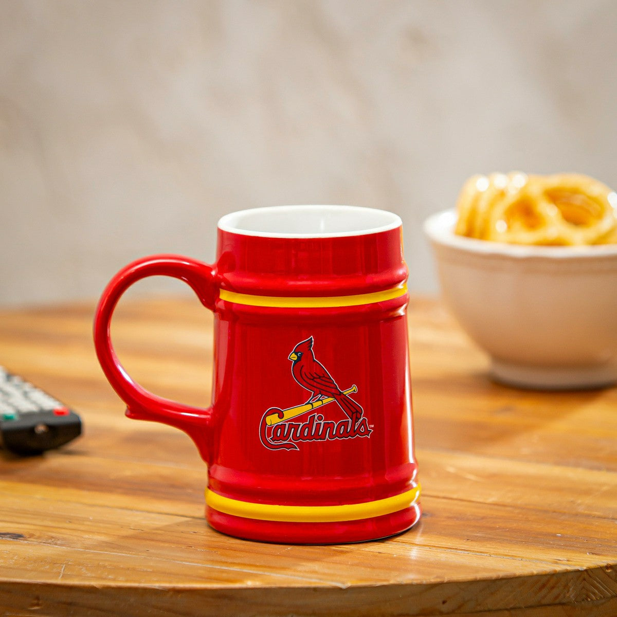 St Louis Cardinals Ceramic Stein Cup, 24oz, MLB, Home