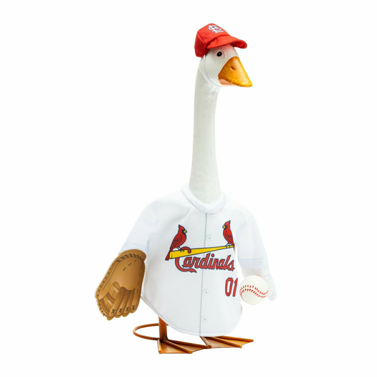St Louis Cardinals Sports Porch Goose Uniform with Hat, MLB, Home
