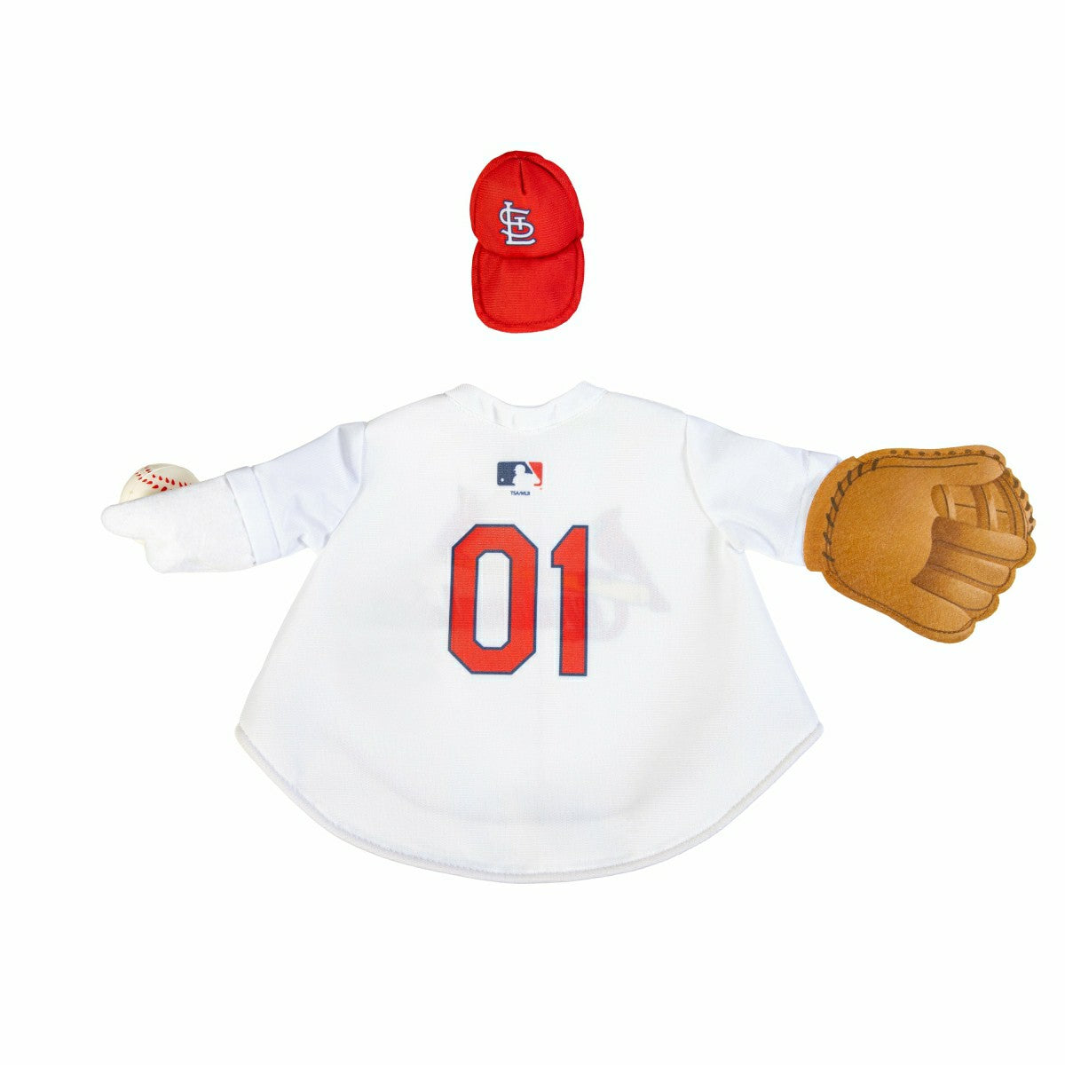 St Louis Cardinals Sports Porch Goose Uniform with Hat, MLB, Home