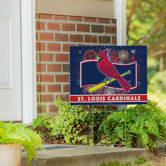 St Louis Cardinals Yard Sign, Patriotic, MLB, Home