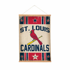 St Louis Cardinals, Canvas Wall Tapestry, Medium, 36x24, MLB, Home