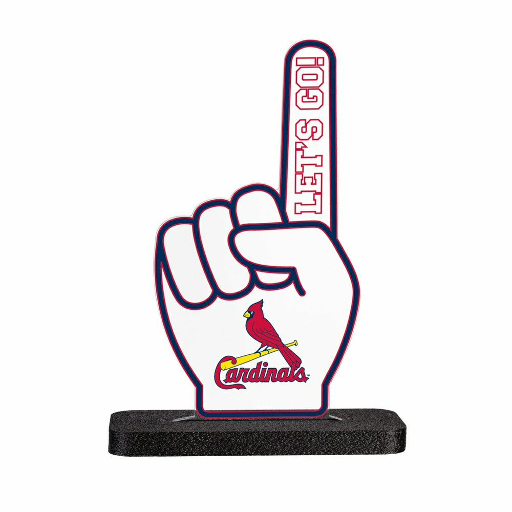 St Louis Cardinals Baseball Foam Finger Desklite LED Decor, MLB, Home