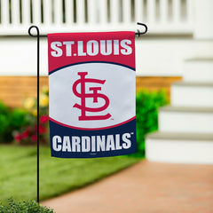 St Louis Cardinals Suede Garden Flag, MLB