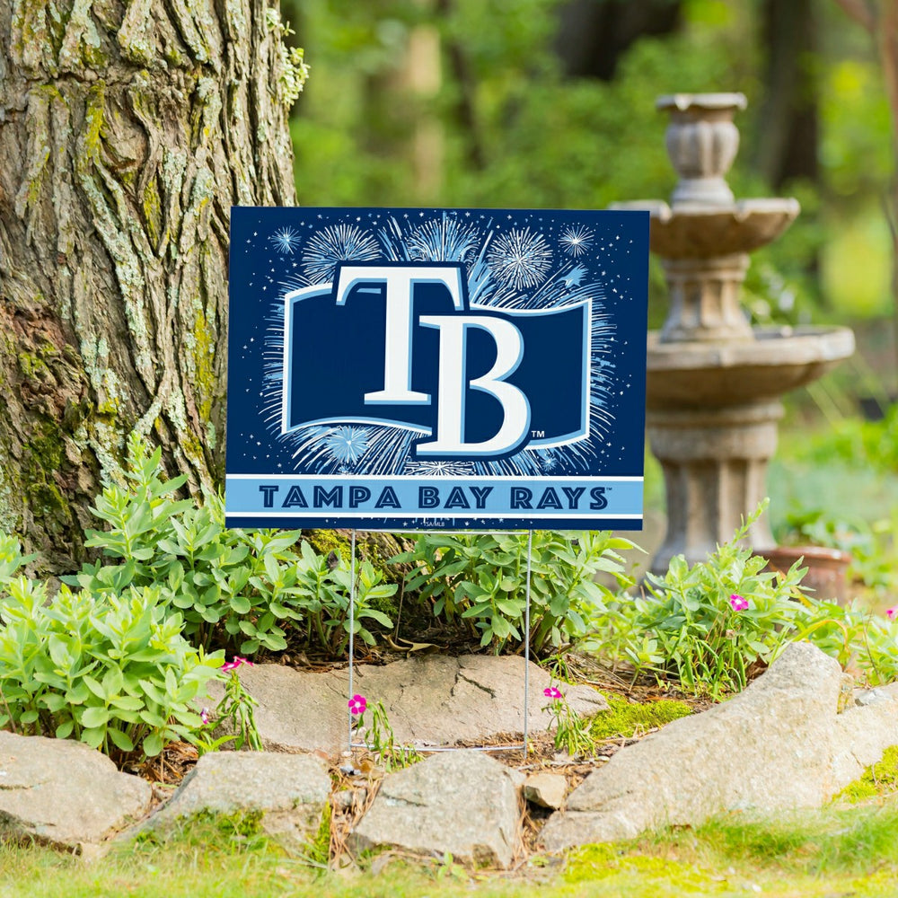 Tampa Bay Rays Yard Sign, Patriotic, MLB, Home
