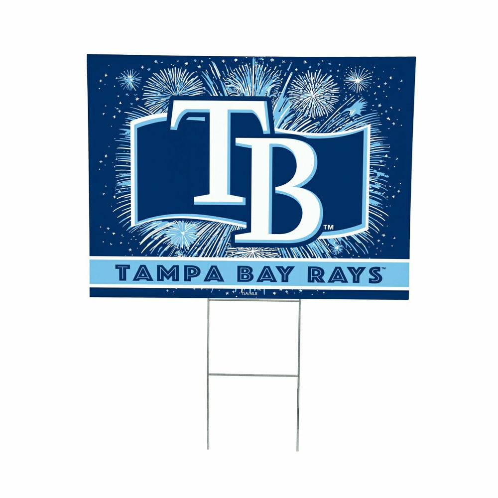 Tampa Bay Rays Yard Sign, Patriotic, MLB, Home