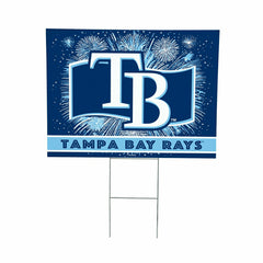 Tampa Bay Rays Yard Sign, Patriotic, MLB, Home