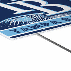 Tampa Bay Rays Yard Sign, Patriotic, MLB, Home