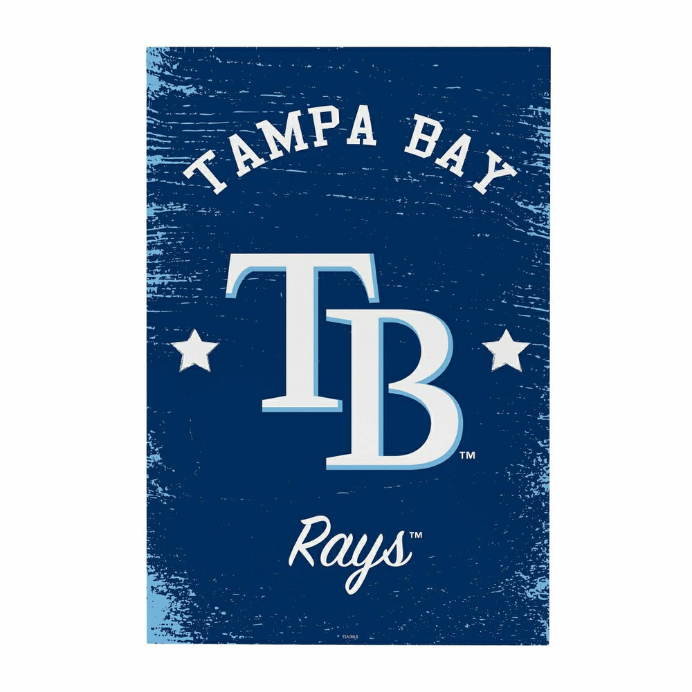 Tampa Bay Rays Wood Wall Sign, 16x24, MLB, Home