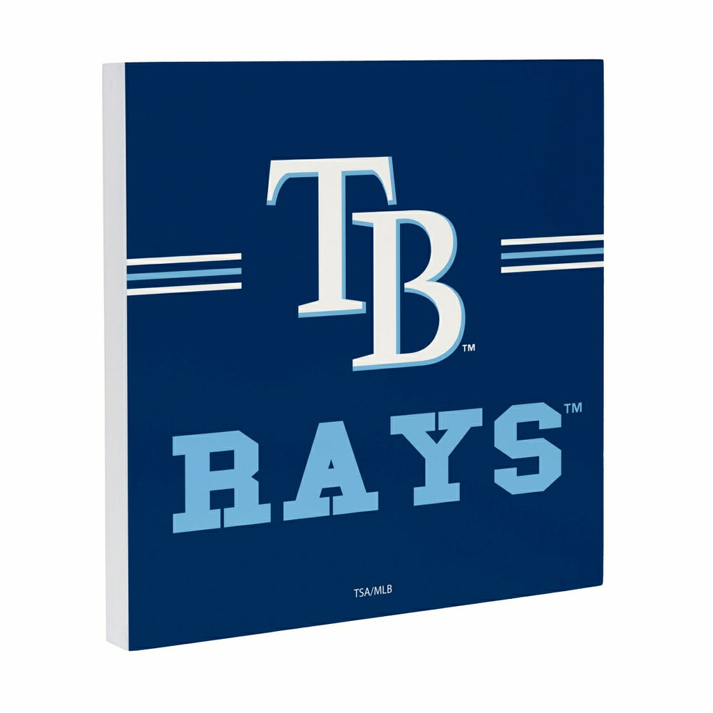 Tampa Bay Rays Wood Wall Sign, 12x12, MLB, Home