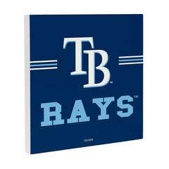 Tampa Bay Rays Wood Wall Sign, 12x12, MLB, Home