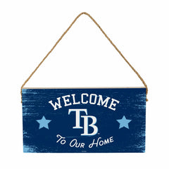 Tampa Bay Rays Wood Wall Sign, 6x11, MLB, Home