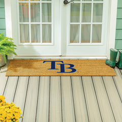 Tampa Bay Rays Extra Large Full Color Coir Mat, 60"x24", MLB