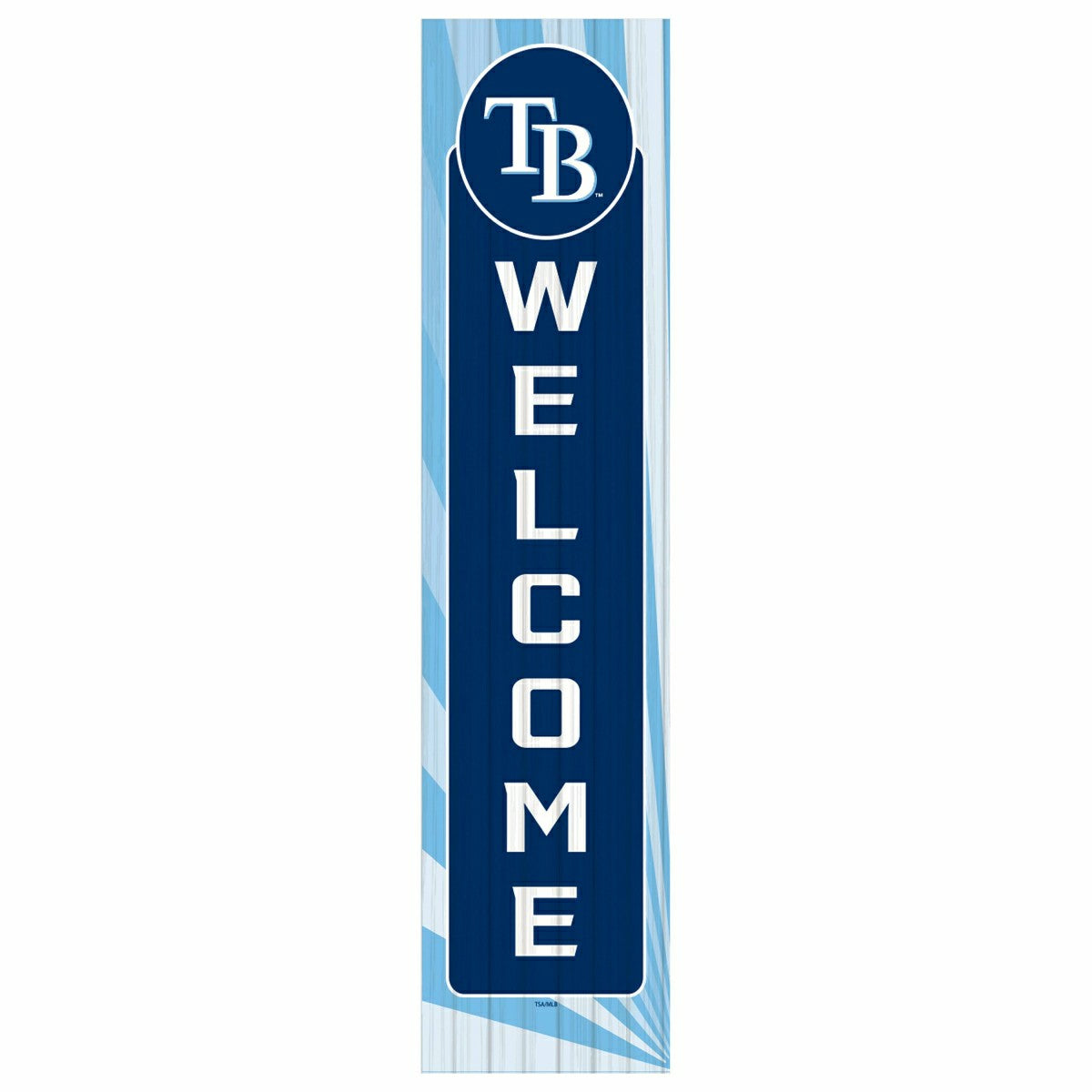 Tampa Bay Rays, Summer Seasonal Leaner, 46" Single Sided, MLB, Home
