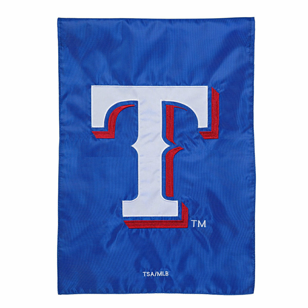 Texas Rangers Applique Flag, GDN, MLB, Home
