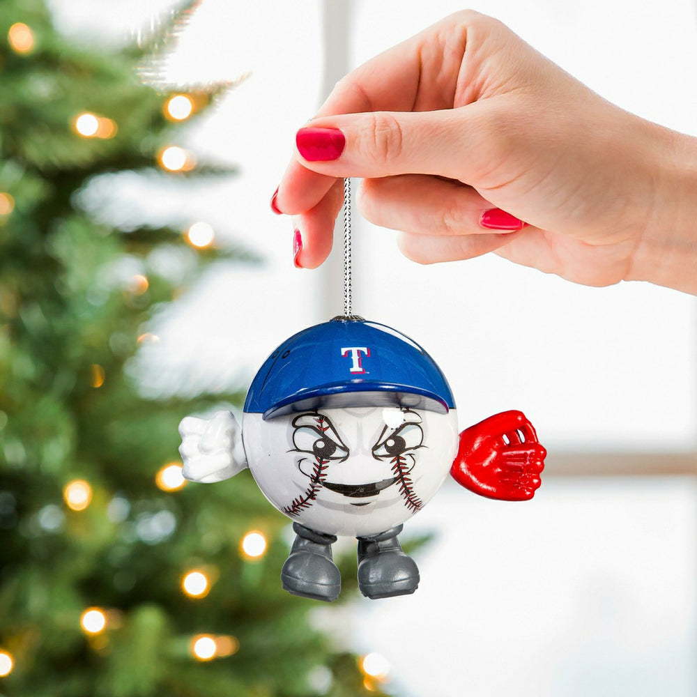 Texas Rangers Ball Head Ornament, MLB, Home