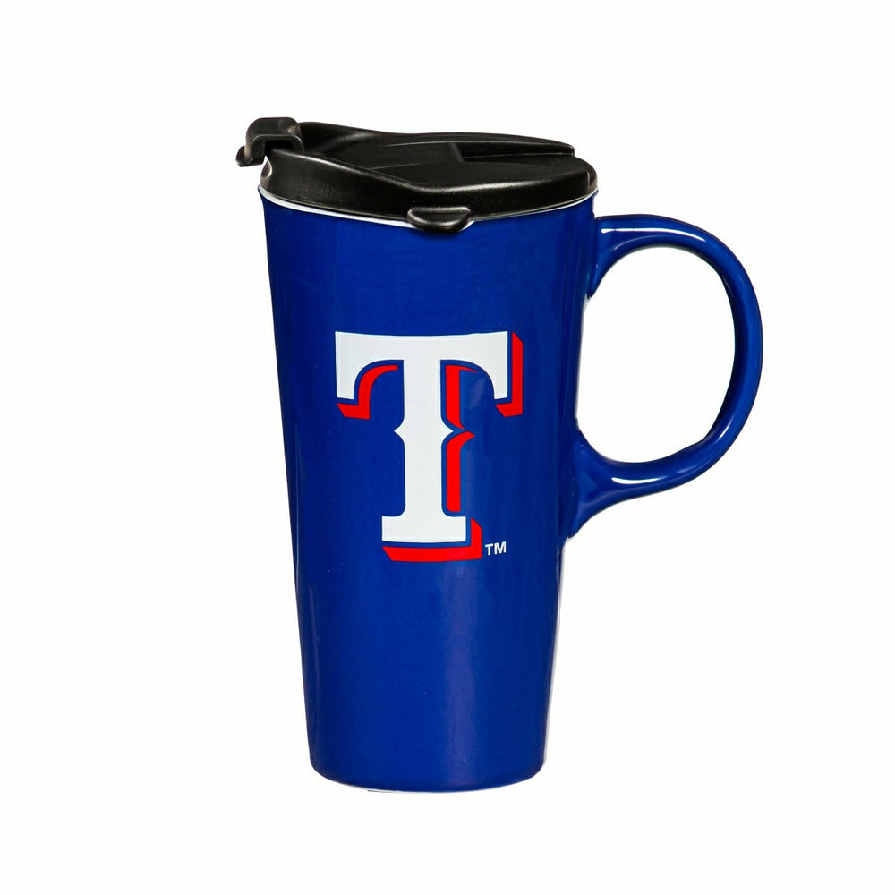 Texas Rangers Boxed Travel Latte Cup, 17oz, MLB, Home