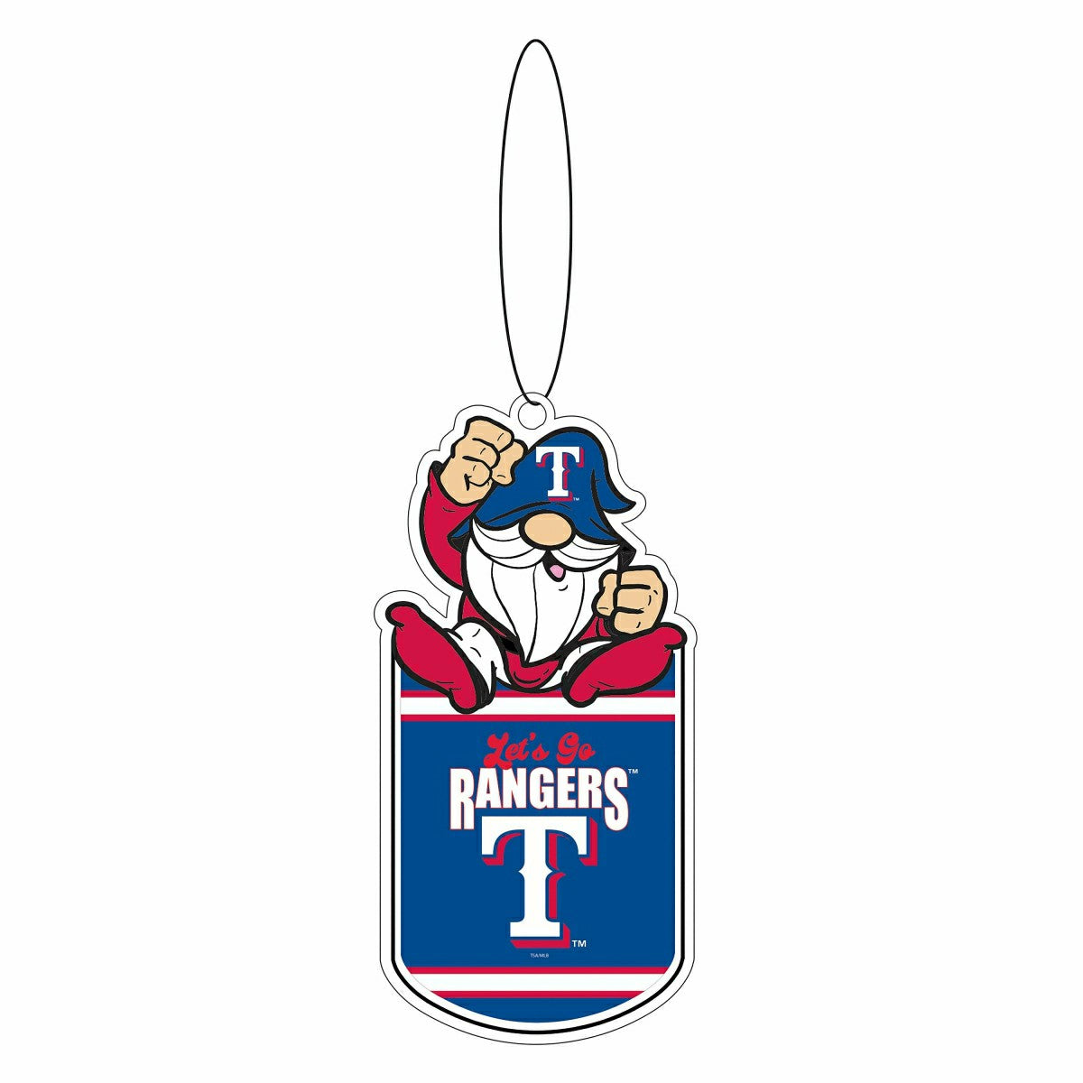 Texas Rangers Gift Tag Ornament, Gnome Fan, MLB, Home