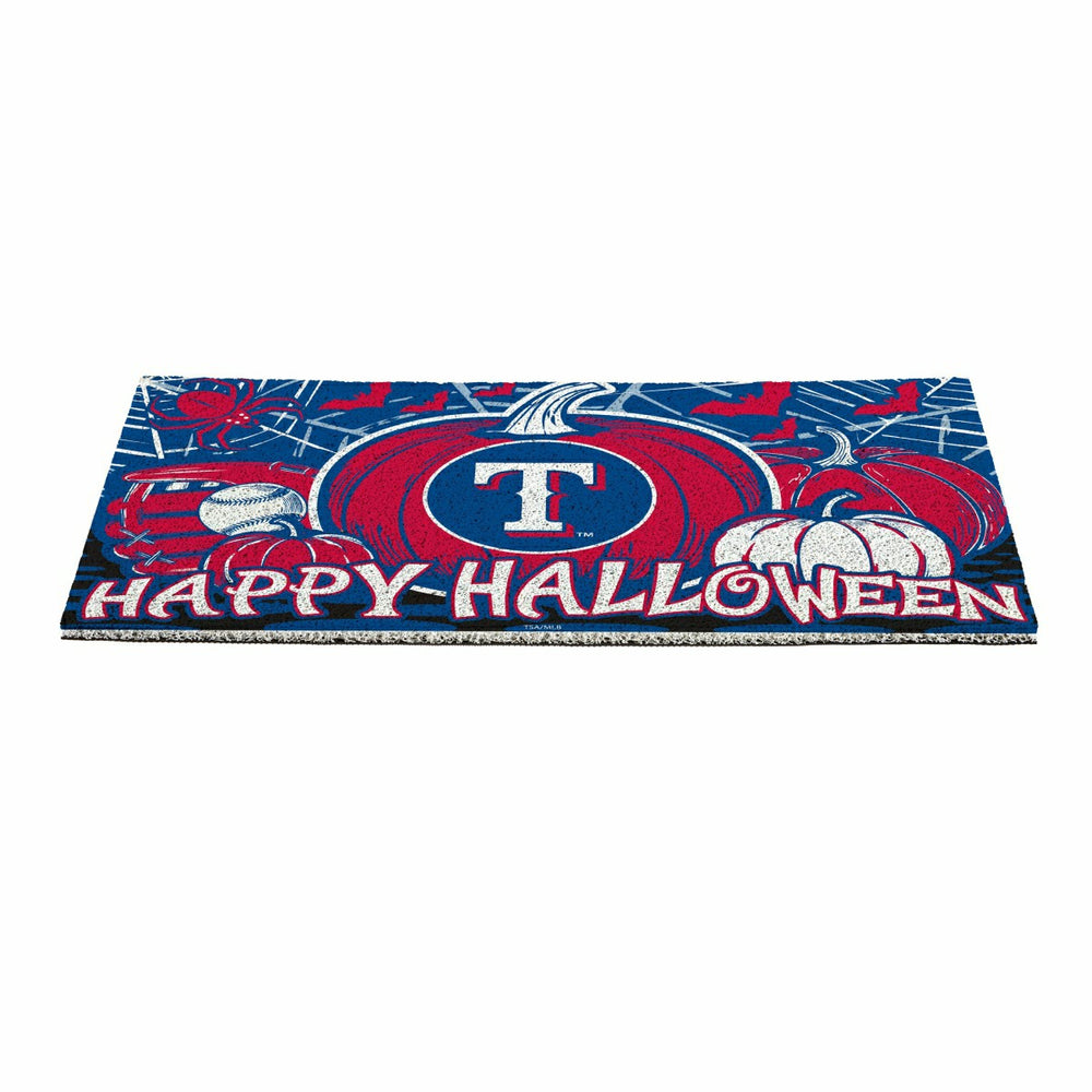 Texas Rangers Halloween PVC Mat, 28"x16", MLB
