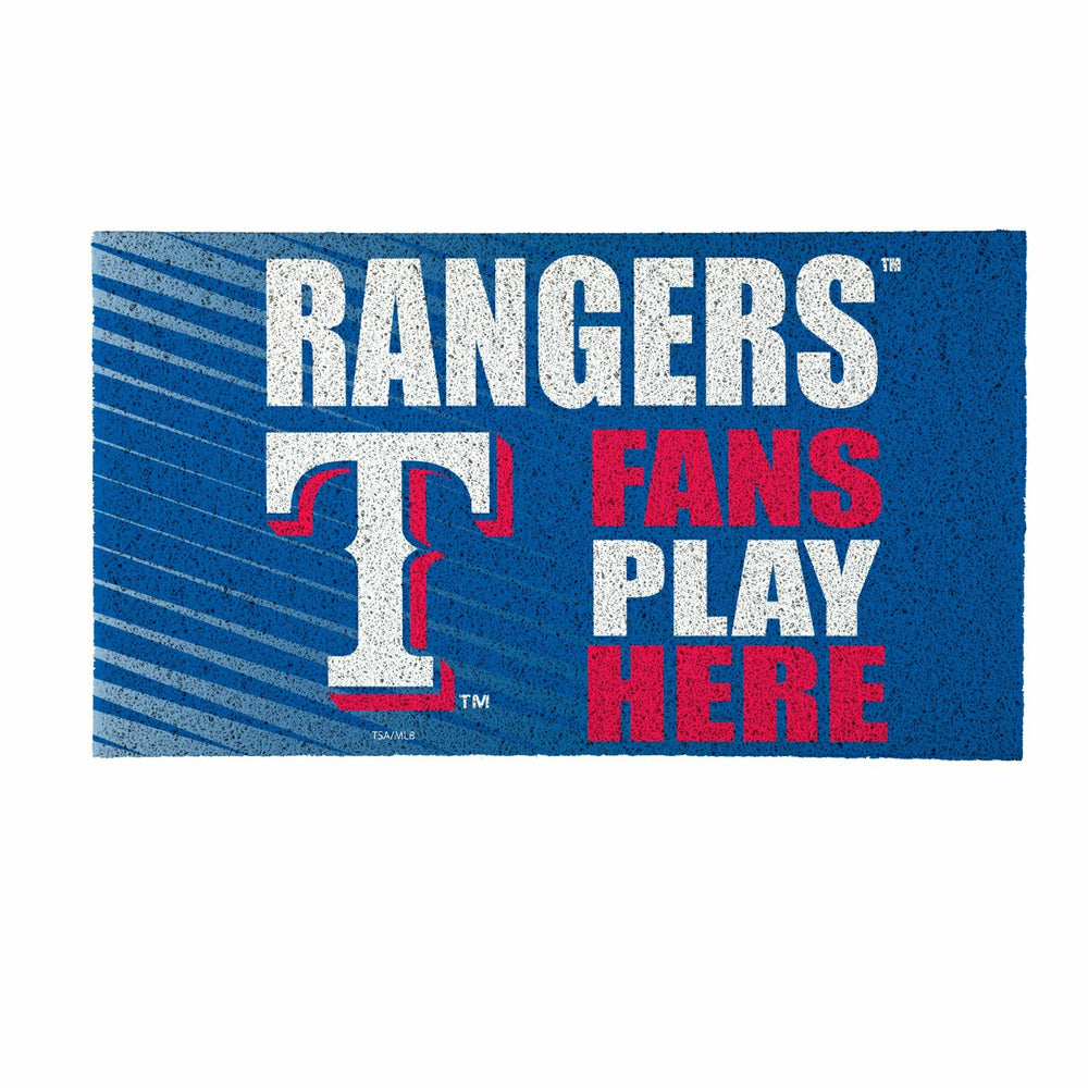 Texas Rangers Fan Mat, 28"x16", MLB