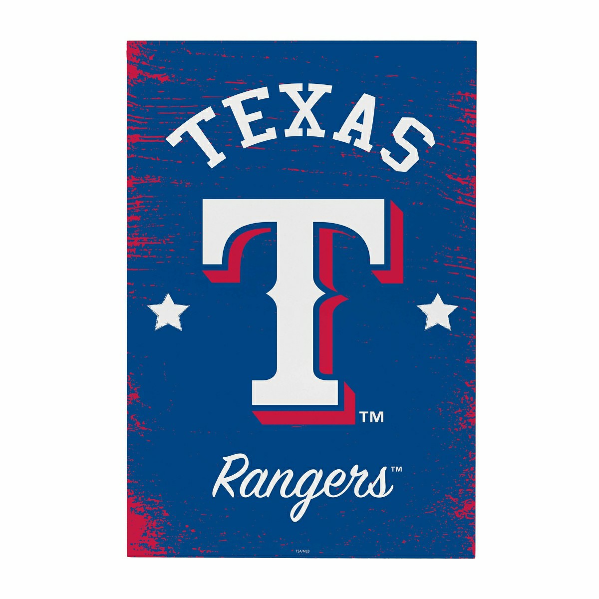Texas Rangers Wood Wall Sign, 16x24, MLB, Home