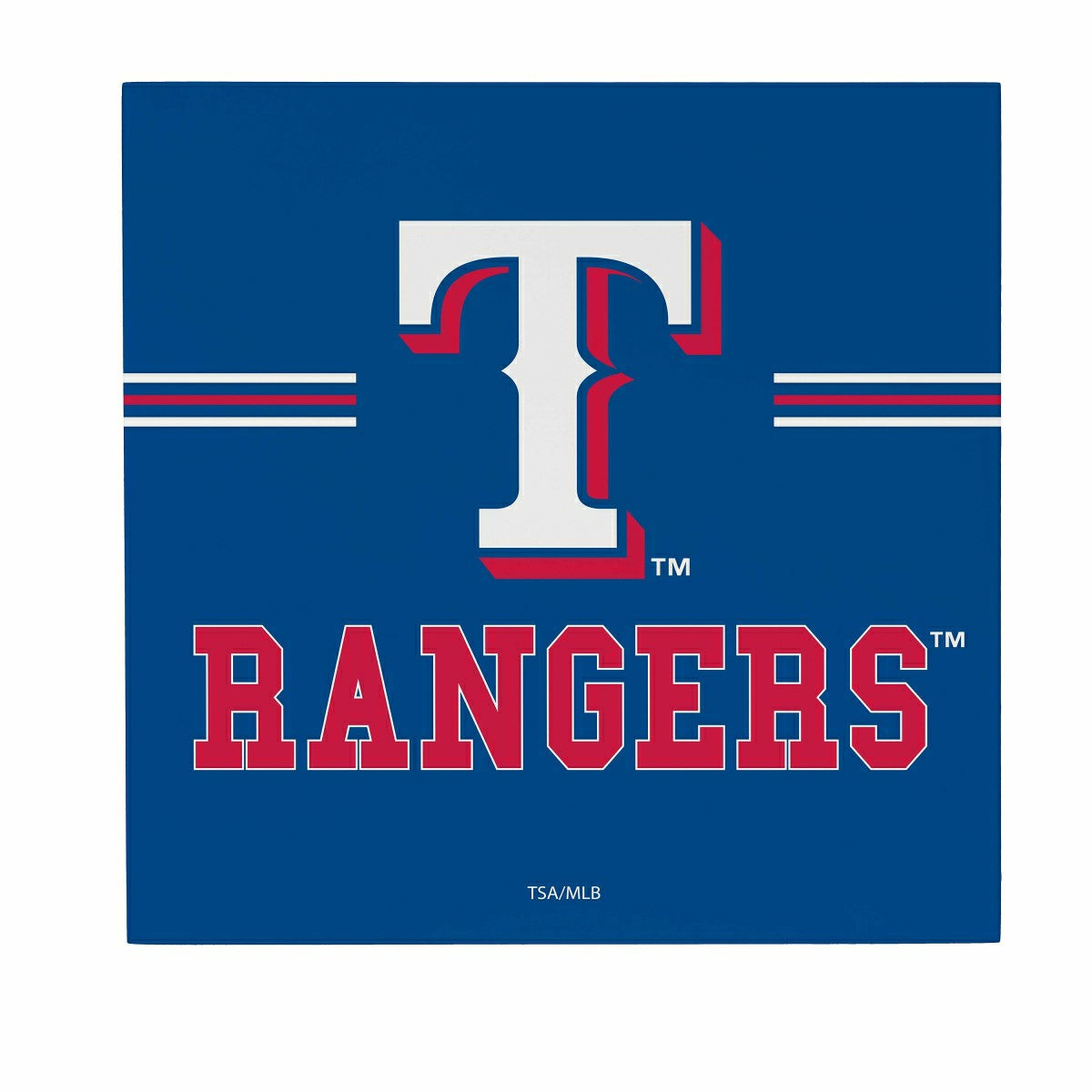 Texas Rangers Wood Wall Sign, 12x12, MLB, Home