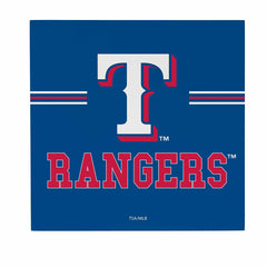 Texas Rangers Wood Wall Sign, 12x12, MLB, Home