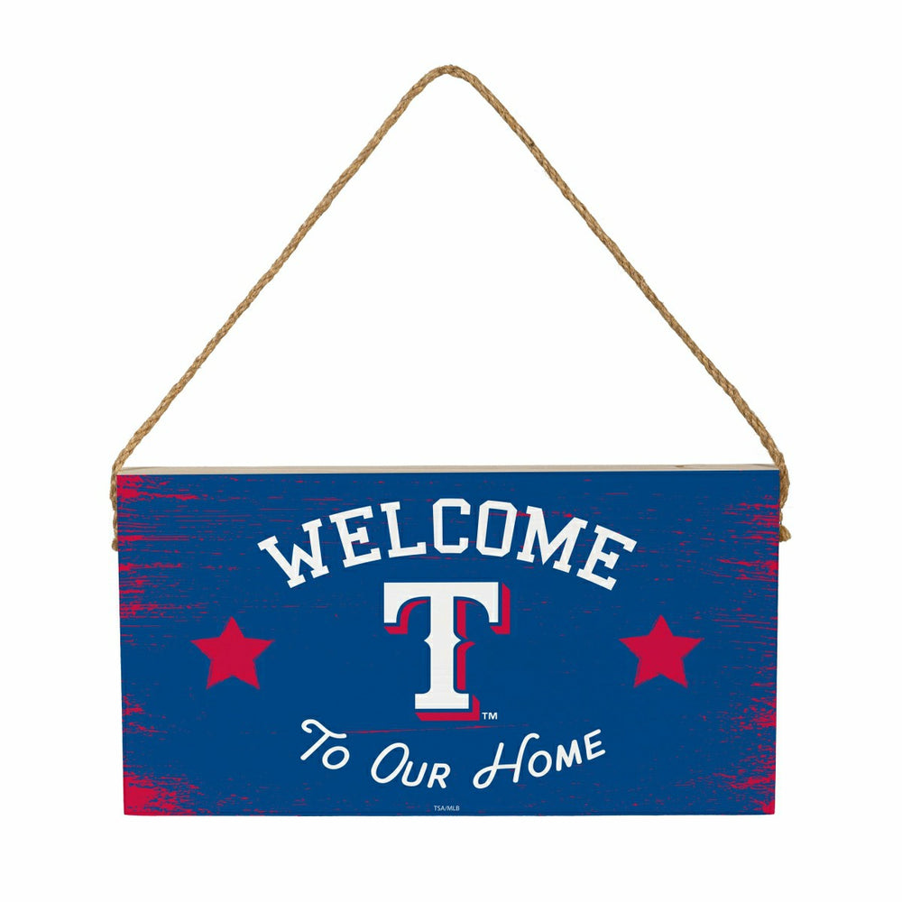 Texas Rangers Wood Wall Sign, 6x11, MLB, Home