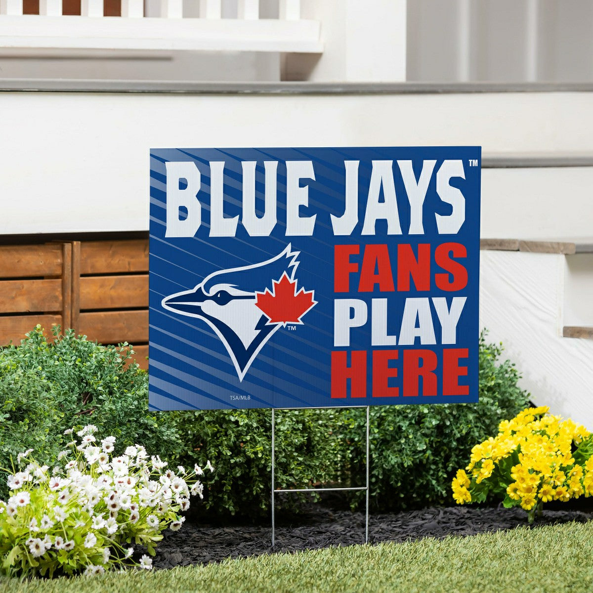 Toronto Blue Jays Coroplast Yard Sign "Fans Play Here", MLB, Home