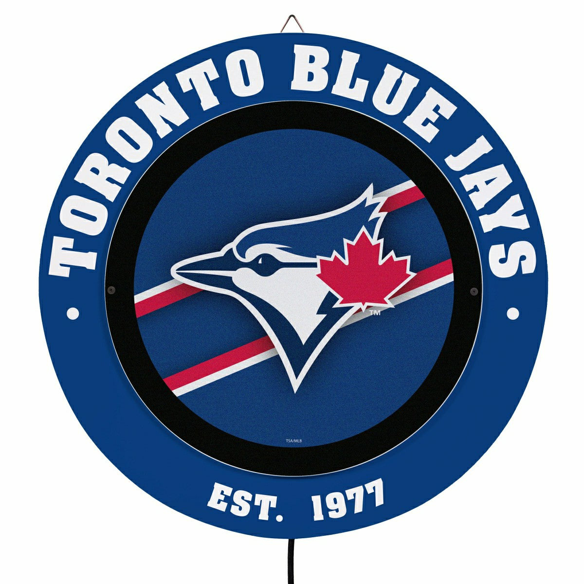 Toronto Blue Jays, Metal Lite, Round, MLB