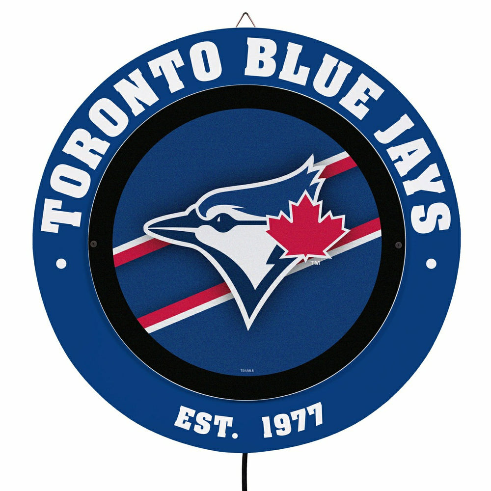 Toronto Blue Jays, Metal Lite, Round, MLB
