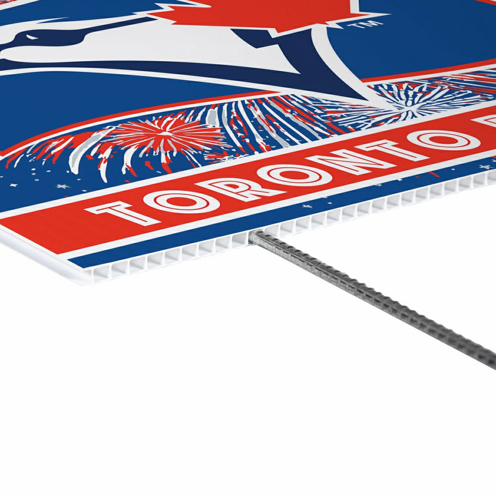 Toronto Blue Jays Yard Sign, Patriotic, MLB, Home