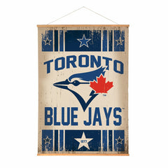 Toronto Blue Jays, Canvas Wall Tapestry, Large, 54x36, MLB, Home
