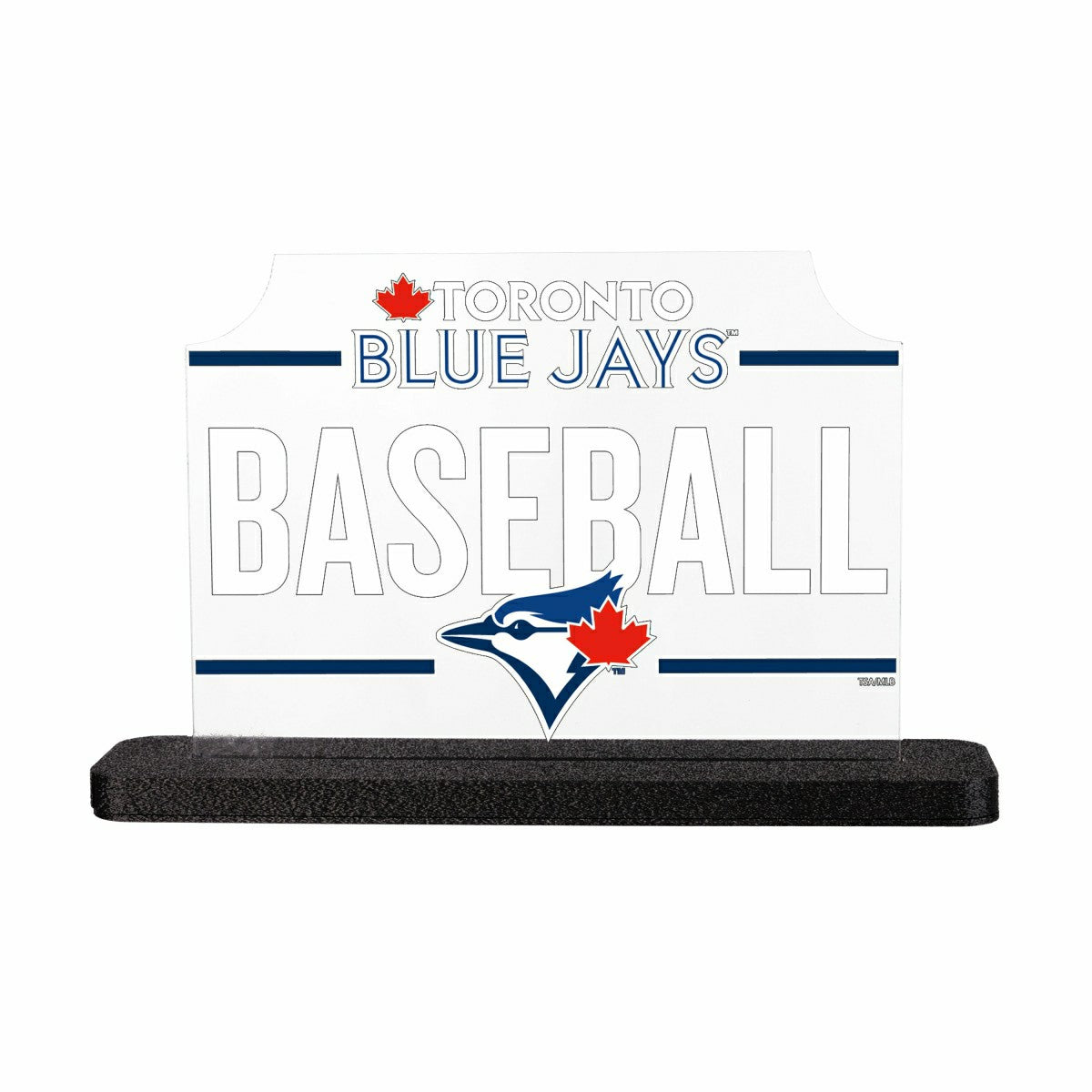 Toronto Blue Jays Baseball Rectangle Desklite LED Decor, MLB, Home