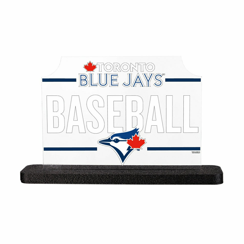 Toronto Blue Jays Baseball Rectangle Desklite LED Decor, MLB, Home