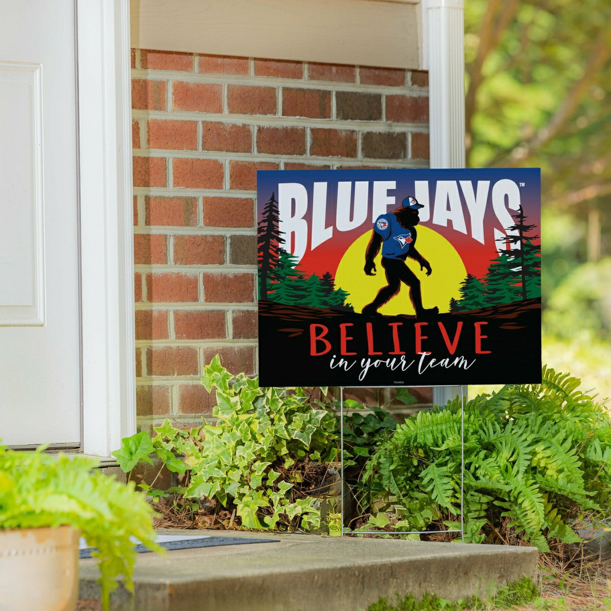 Toronto Blue Jays Yard Sign, Bigfoot, MLB, Home