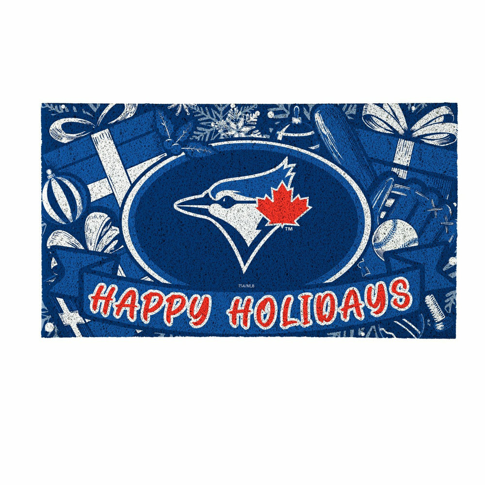 Toronto Blue Jays Holiday PVC Mat, 28"x16", MLB