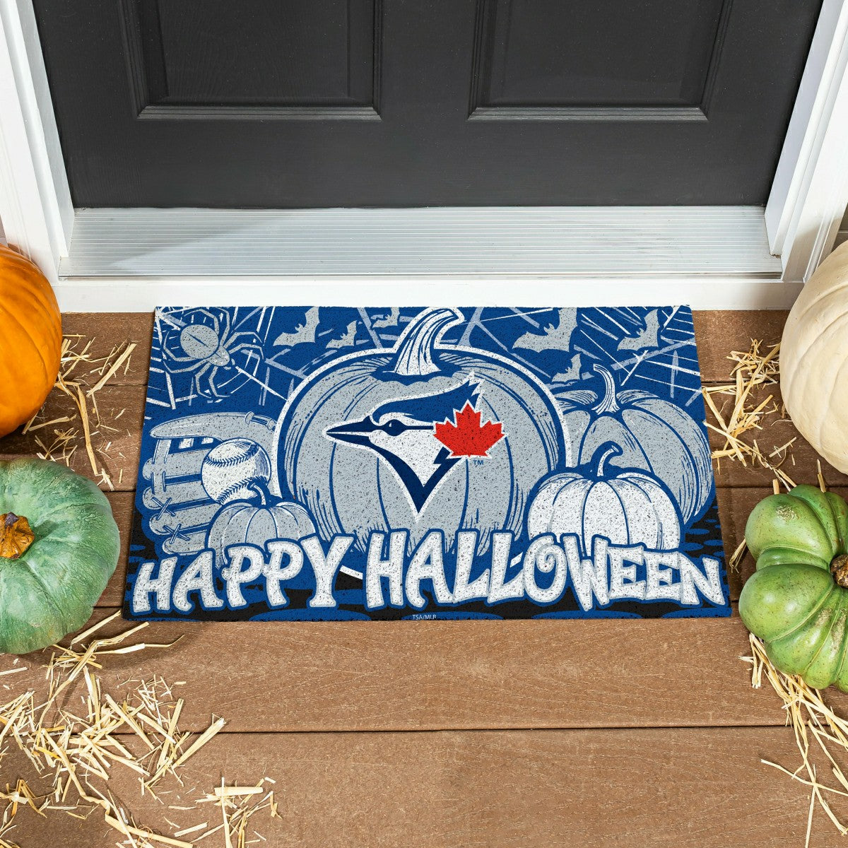 Toronto Blue Jays Halloween PVC Mat, 28"x16", MLB