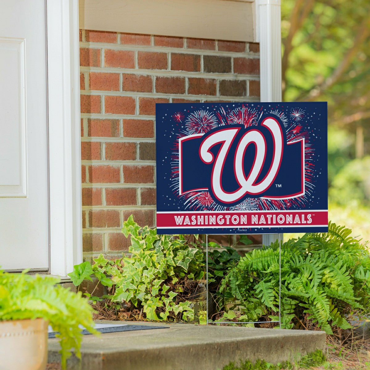 Washington Nationals Yard Sign, Patriotic, MLB, Home
