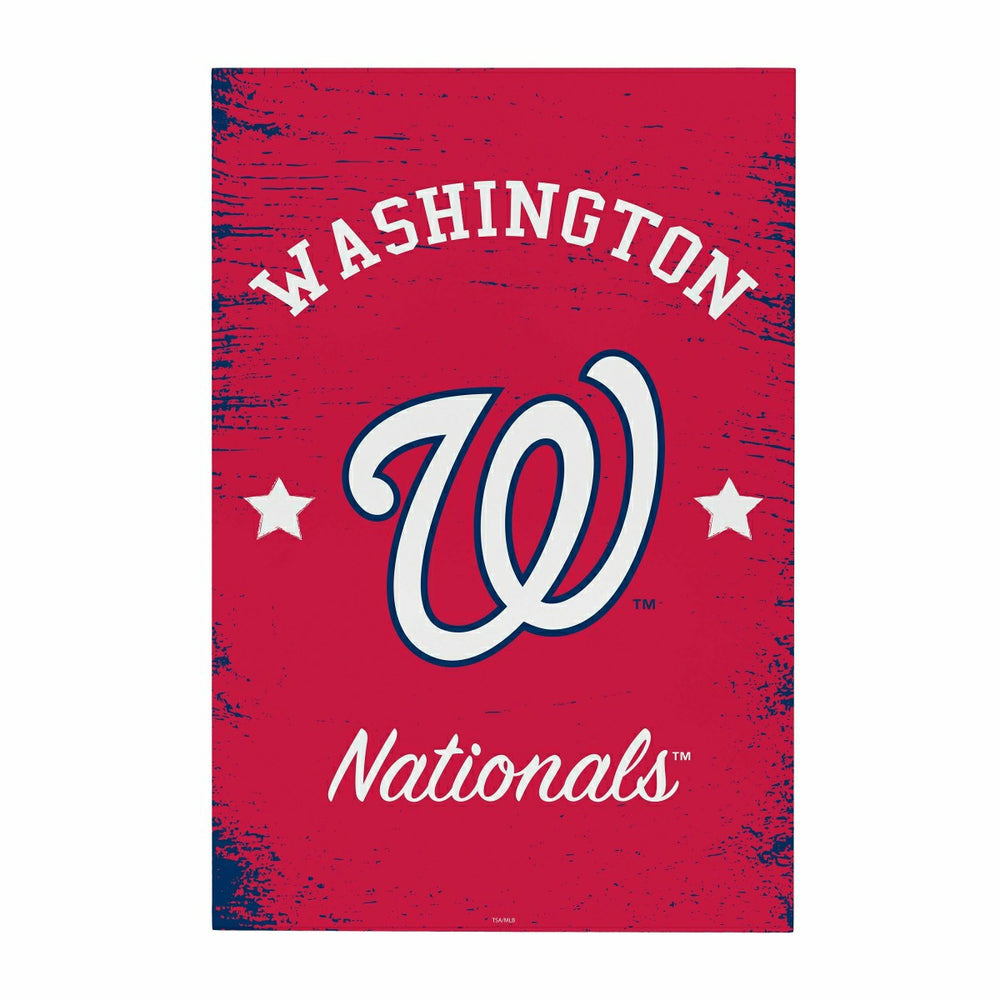 Washington Nationals Wood Wall Sign, 16x24, MLB, Home