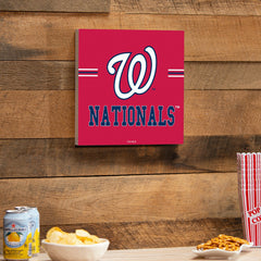 Washington Nationals Wood Wall Sign, 12x12, MLB, Home