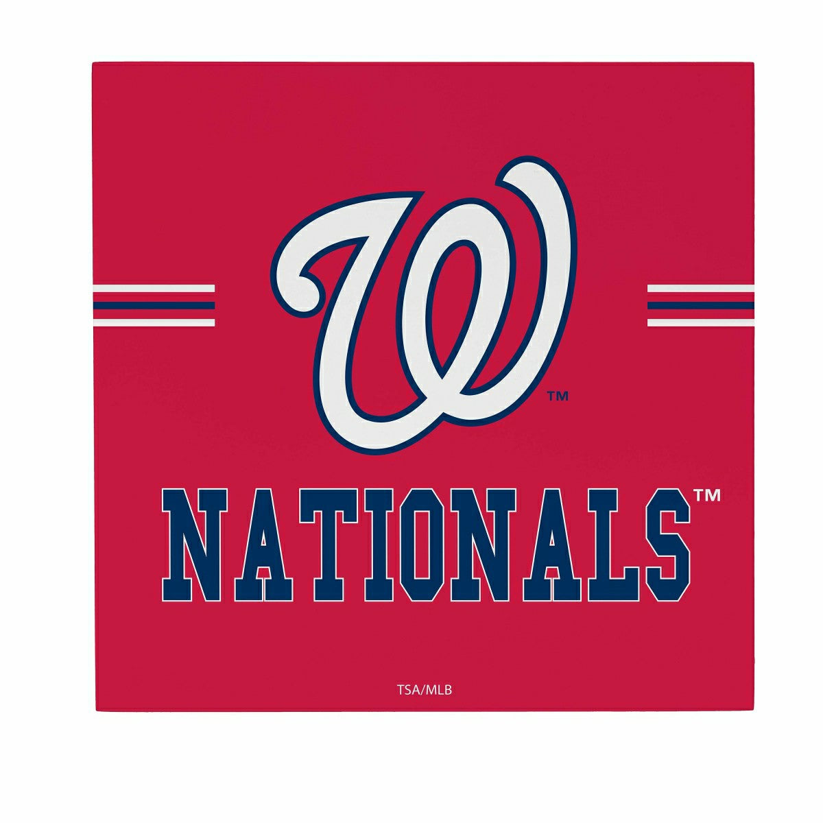 Washington Nationals Wood Wall Sign, 12x12, MLB, Home