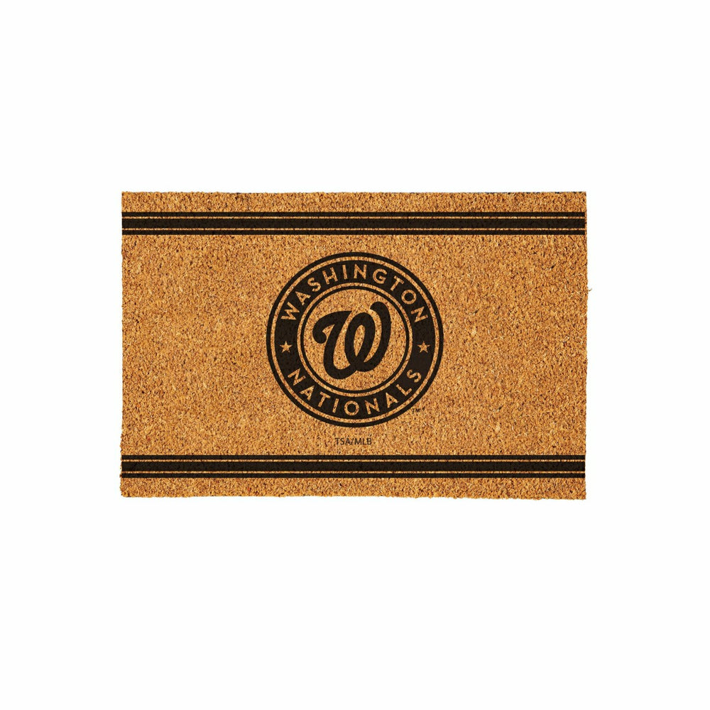 Washington Nationals Large One Color Coir Mat, 36"x24", MLB