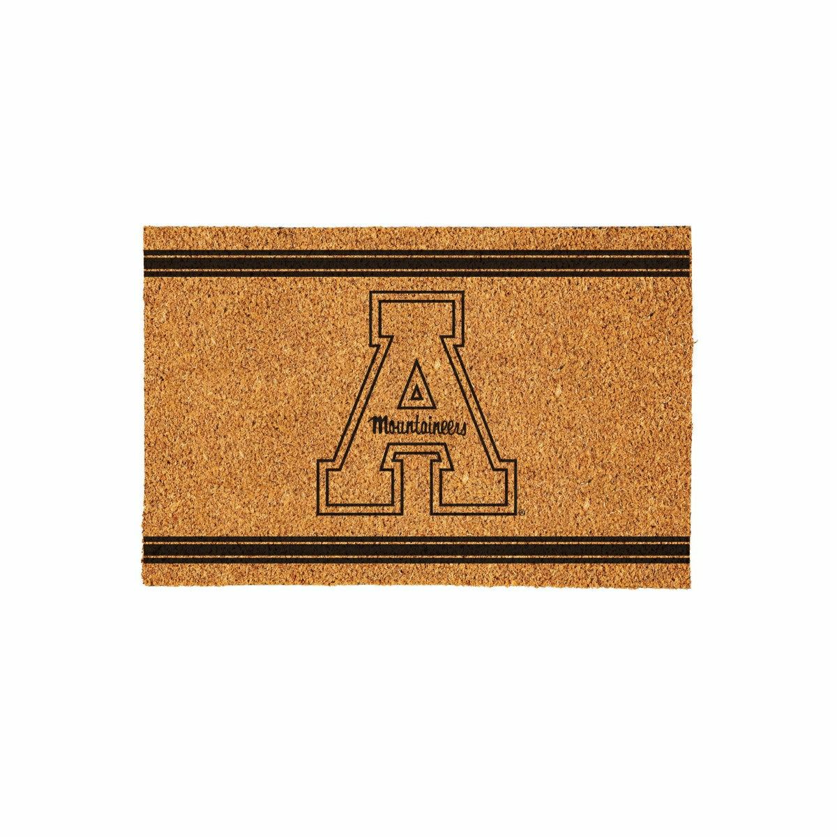 Appalachian State University Large One Color Coir Mat, 36"x24", Collegiate