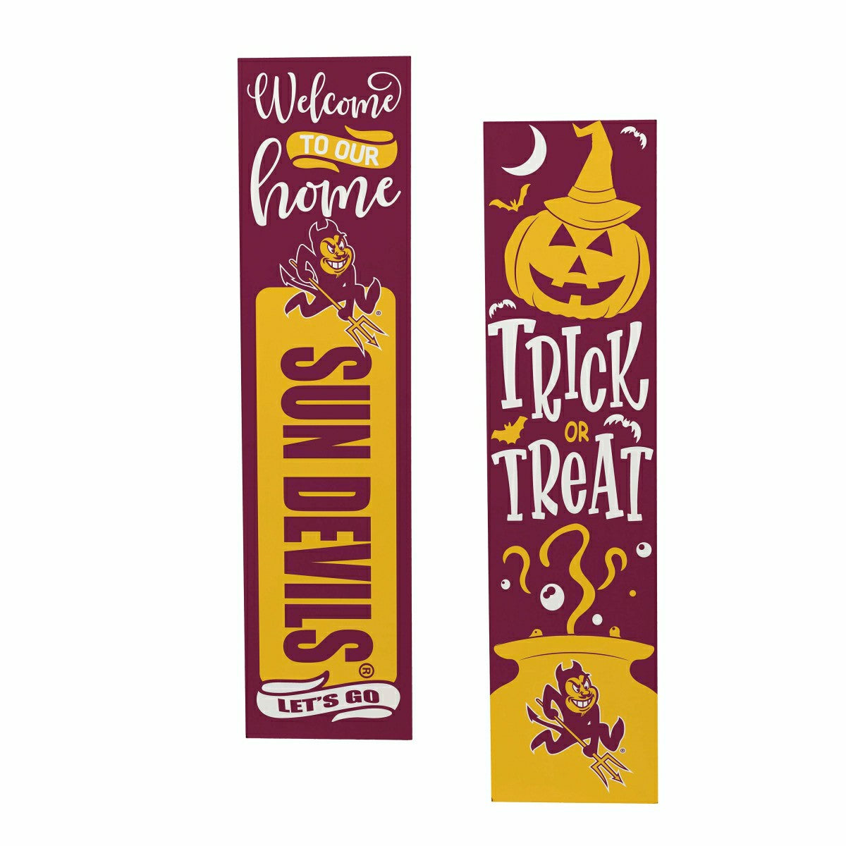Arizona State University 47" Double Sided Leaner, Halloween, Collegiate, Home