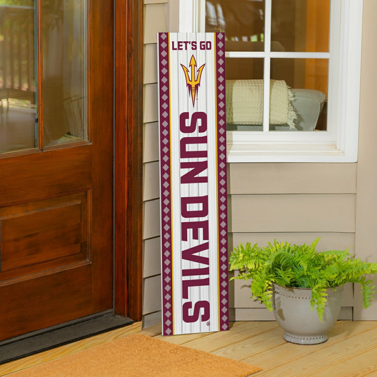 Arizona State University 47" Double Sided Leaner, Christmas, Collegiate, Home