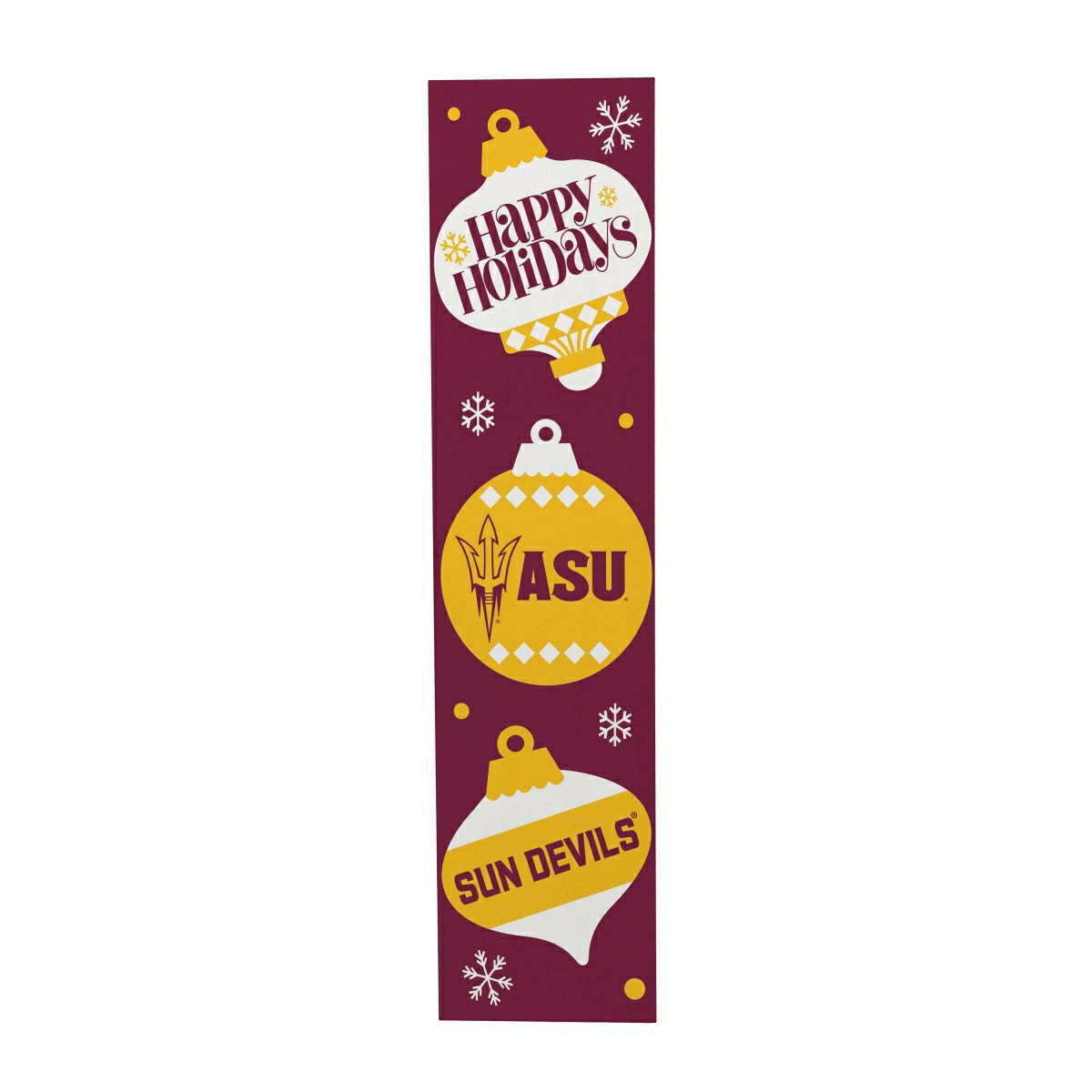 Arizona State University 47" Double Sided Leaner, Christmas, Collegiate, Home