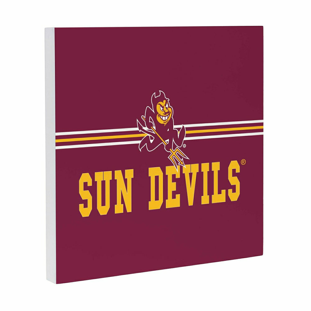 Arizona State University Wood Wall Sign, 12x12, Collegiate, Home